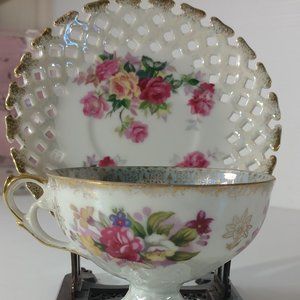 Lefton China Cup & Saucer